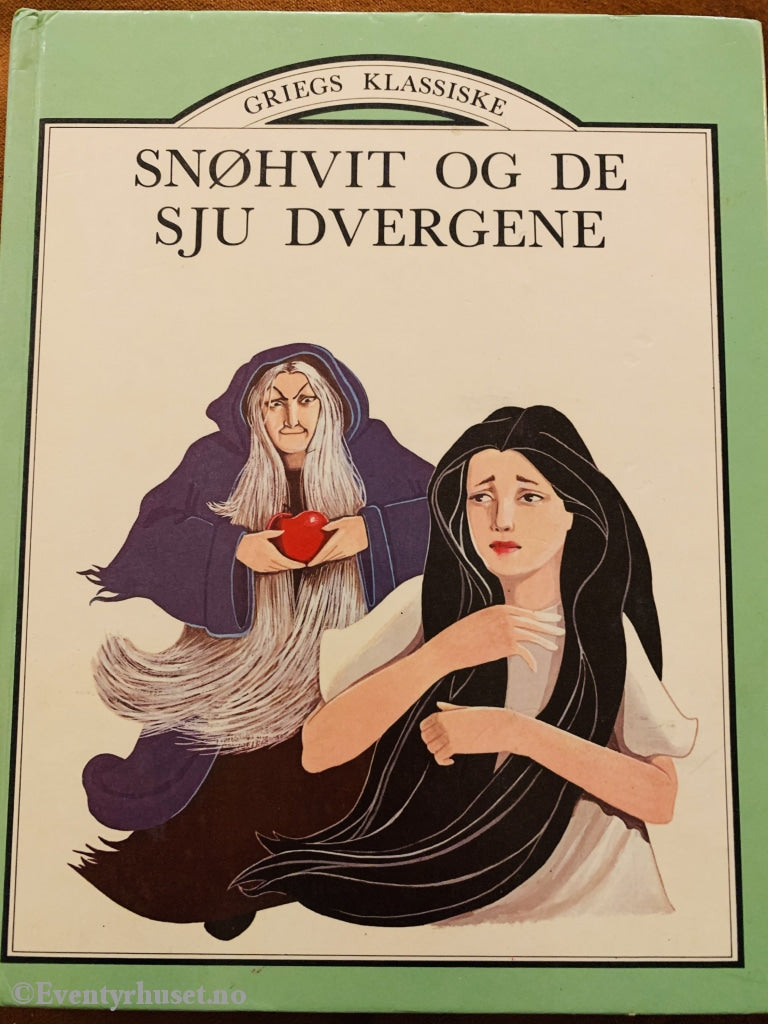 Griegs Klassiske. Snøhvit Og De Sju Dvergene. 1979. Eventyrbok