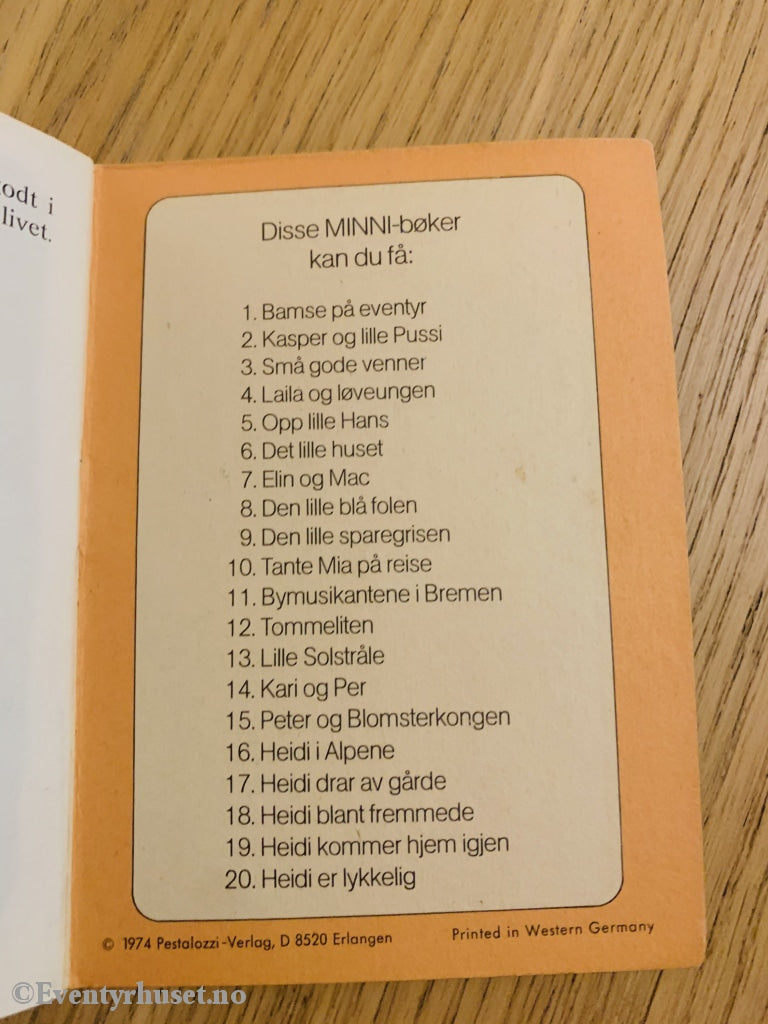 Grimm. 1974. Bymisikantene Fra Bremen. Hefte