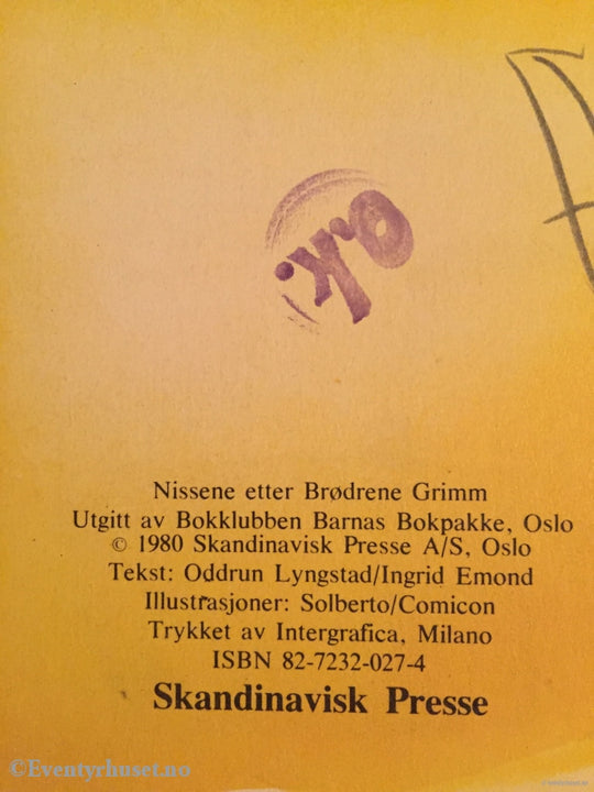 Grimm. 1980. Nissene. Eventyrbok