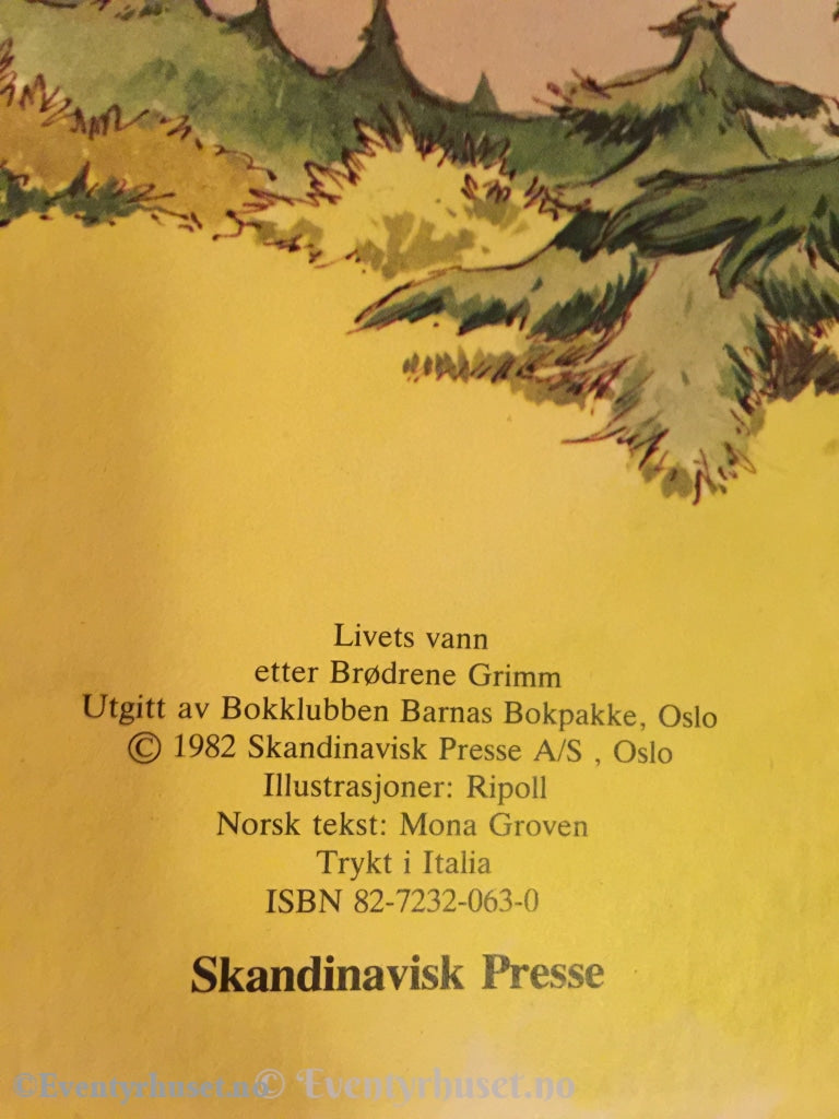 Grimm. 1982. Livets Vann Etter Brødrene Eventyrbok