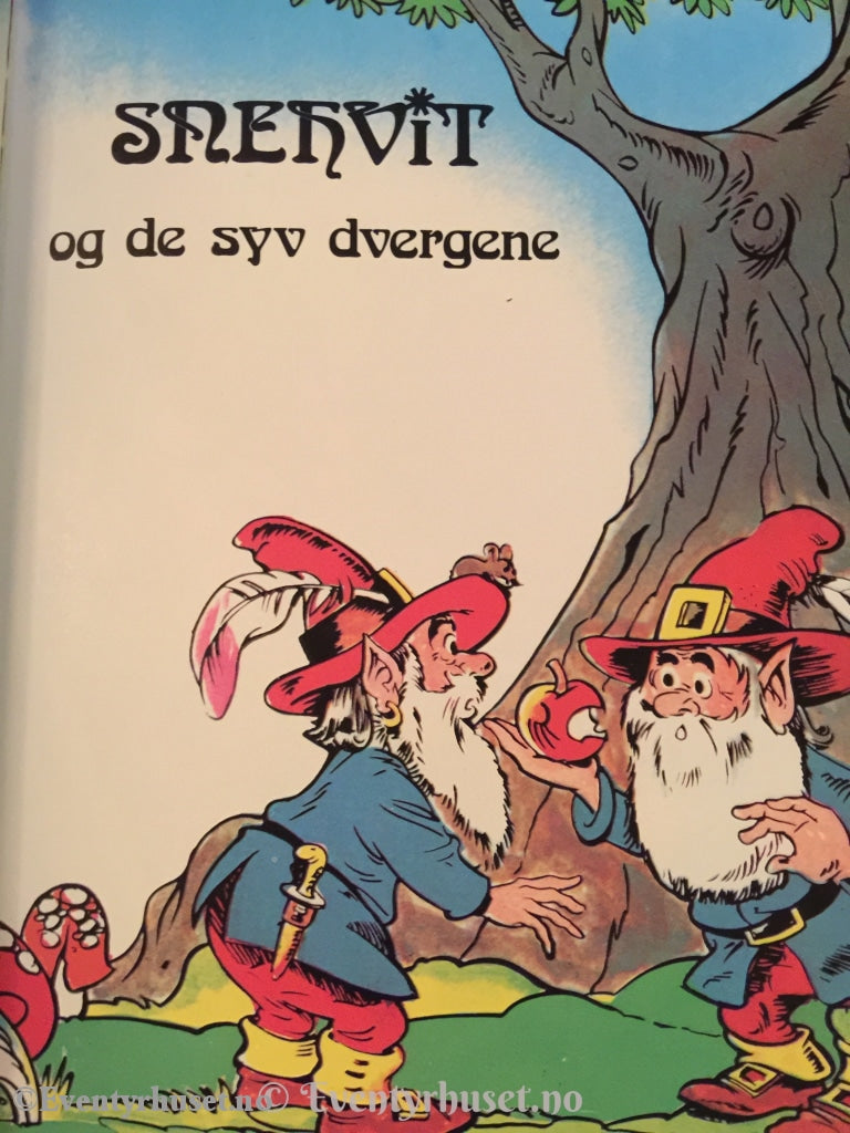Grimm. 1982. Snehvit Og De Syv Dvergene Fra Brødrene Grimms Eventyr. Eventyrbok