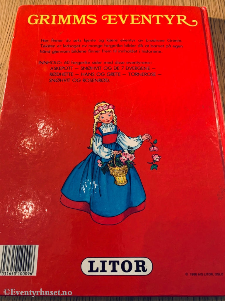 Grimm. 1986. Grimms Eventyr. Eventyrbok