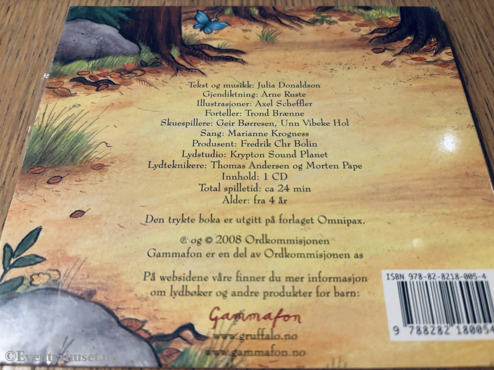 Gruffalo og Lille Gruffalo. 2009. Lydbok på CD. Ny i plast!
