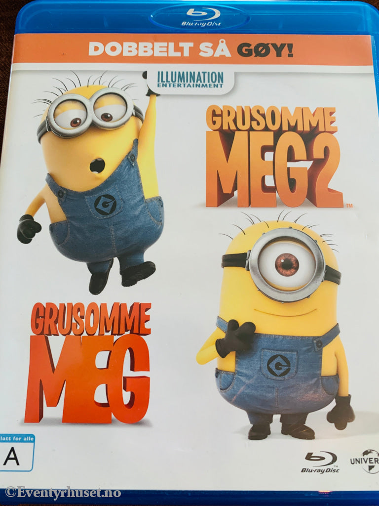 Grusomme Meg 1&2. Blu-Ray samleboks. Blu-ray Disc