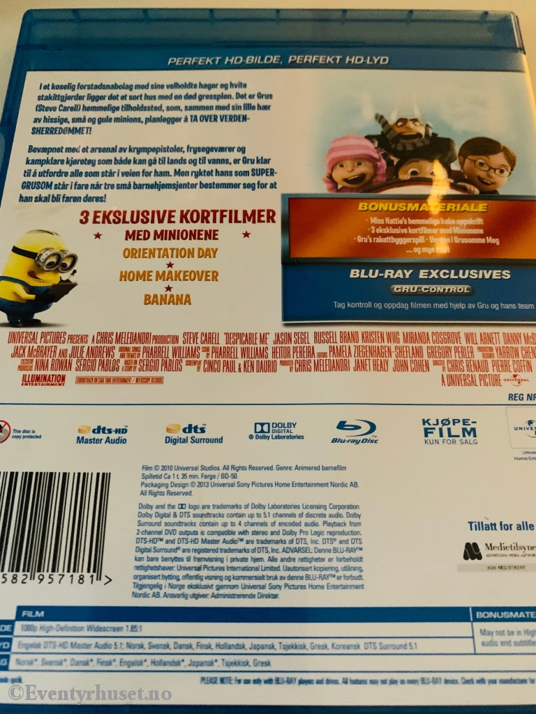 Grusomme Meg. Blu-Ray. Blu-Ray Disc