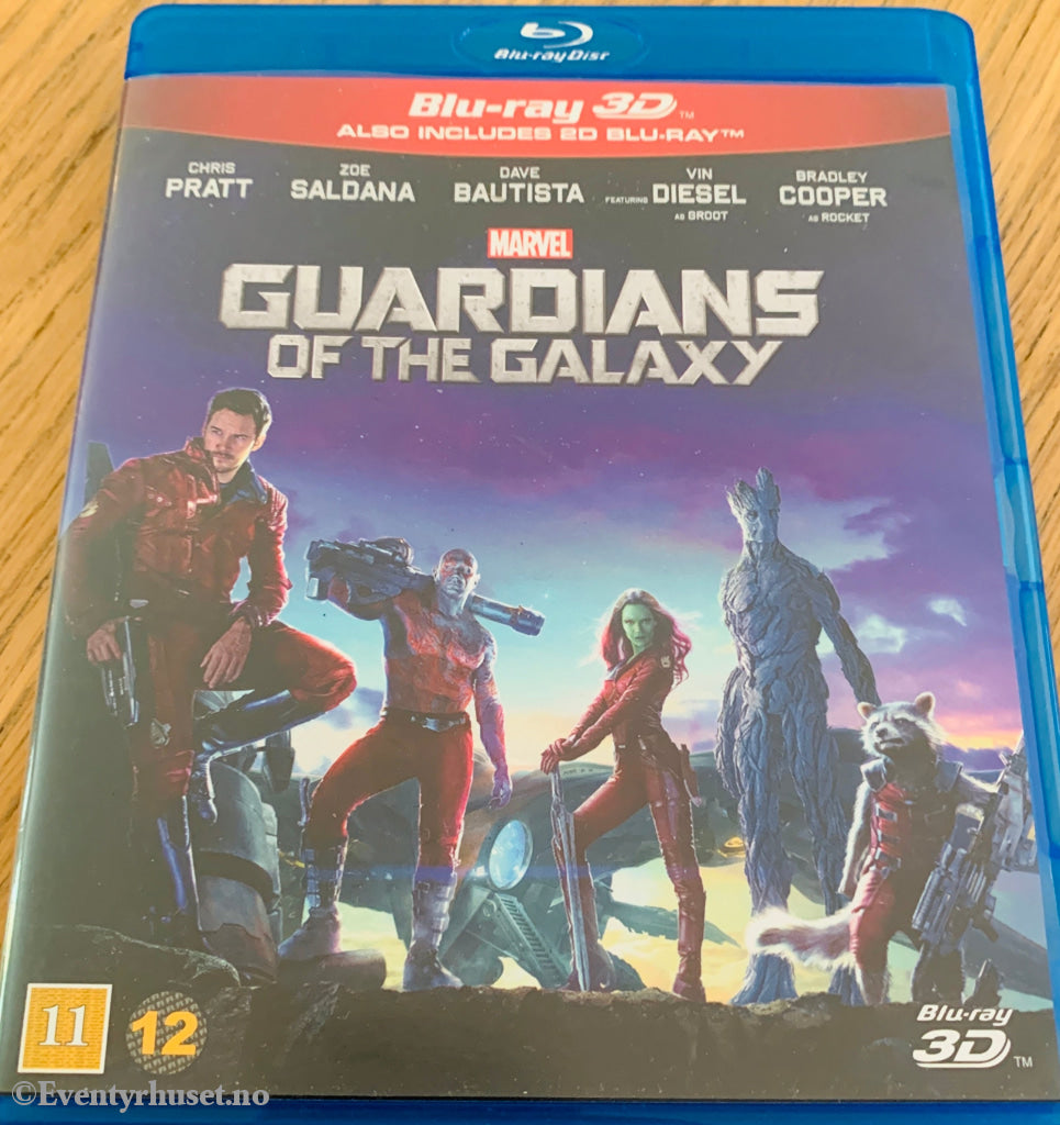 Guardians of the Galaxy (2014) . Blu-ray 3D.