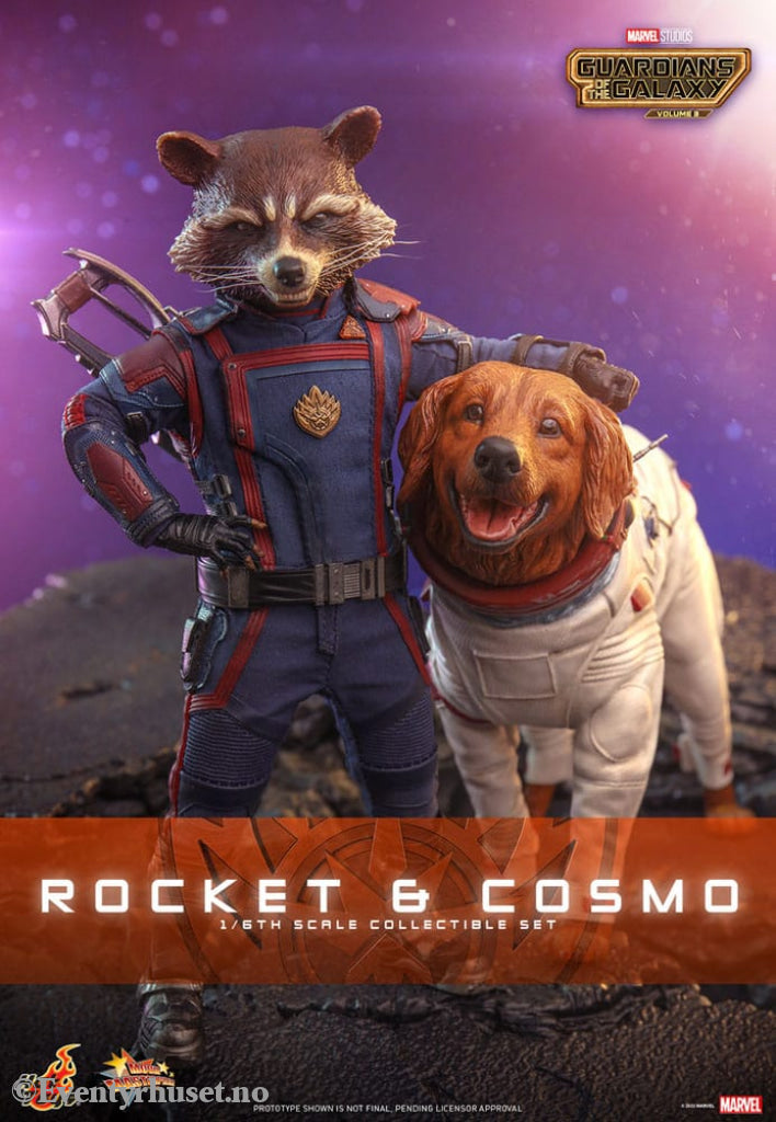 Guardians of the Galaxy Vol. 3 Movie Masterpiece Action Figuren 1/6 Rocket & Cosmo 16 cm Toys