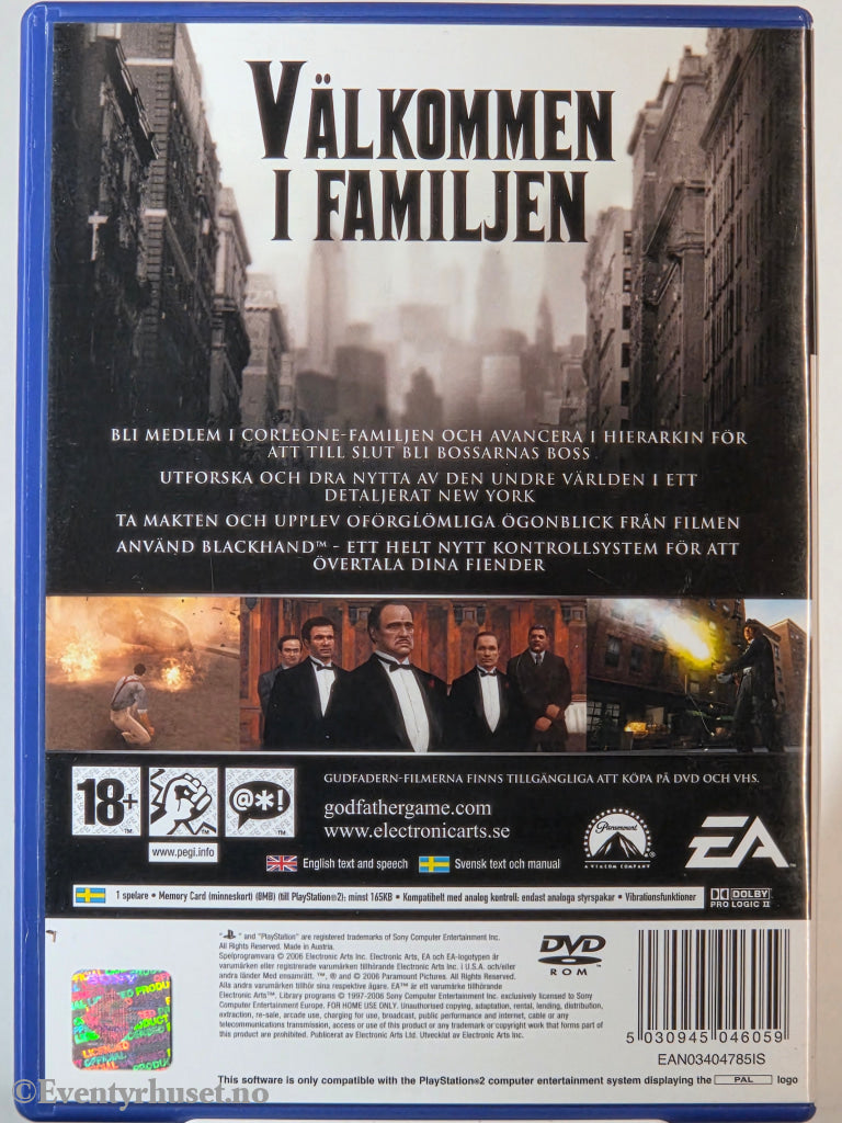 Gudfaren (The Godfather) . PS2.