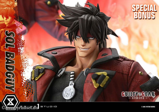 Guilty Gear Strive Ultimate Premium Masterline Series Statue 1/4 Sol Badguy Bonus Version 82 cm Collectibles