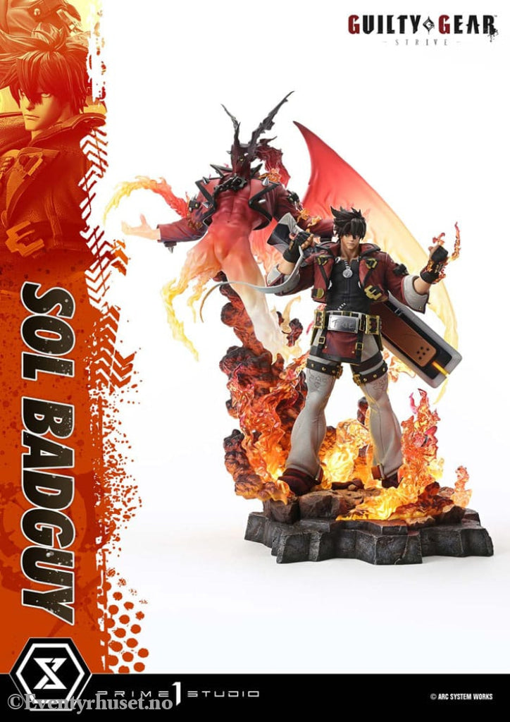 Guilty Gear Strive Ultimate Premium Masterline Series Statue 1/4 Sol Badguy Bonus Version 82 cm Collectibles