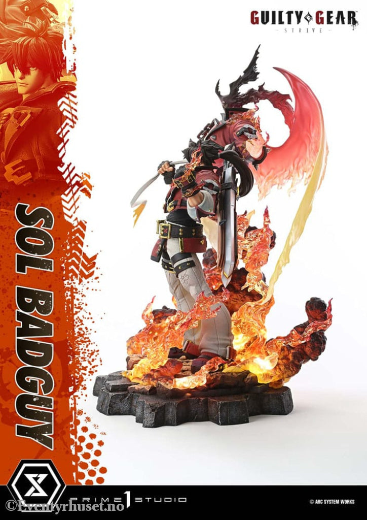 Guilty Gear Strive Ultimate Premium Masterline Series Statue 1/4 Sol Badguy Bonus Version 82 cm Collectibles