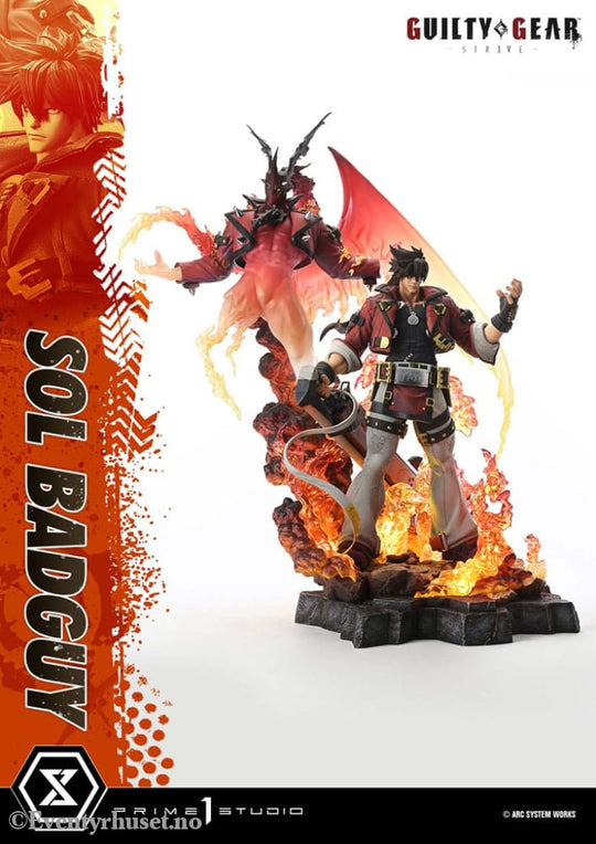 Guilty Gear Strive Ultimate Premium Masterline Series Statue 1/4 Sol Badguy Bonus Version 82 cm Collectibles