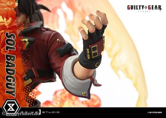 Guilty Gear Strive Ultimate Premium Masterline Series Statue 1/4 Sol Badguy Bonus Version 82 cm Collectibles