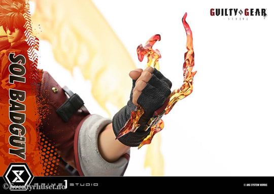 Guilty Gear Strive Ultimate Premium Masterline Series Statue 1/4 Sol Badguy Bonus Version 82 cm Collectibles