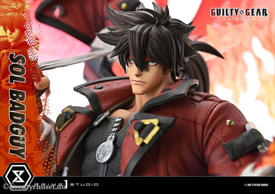 Guilty Gear Strive Ultimate Premium Masterline Series Statue 1/4 Sol Badguy Bonus Version 82 cm Collectibles