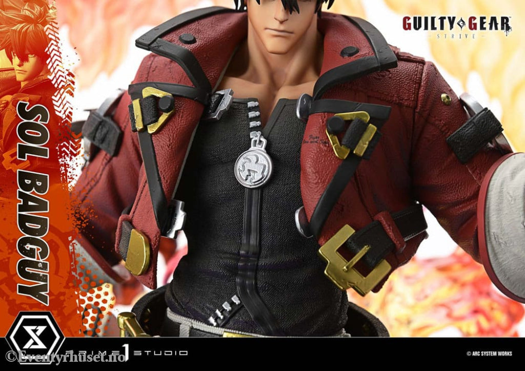 Guilty Gear Strive Ultimate Premium Masterline Series Statue 1/4 Sol Badguy Bonus Version 82 cm Collectibles