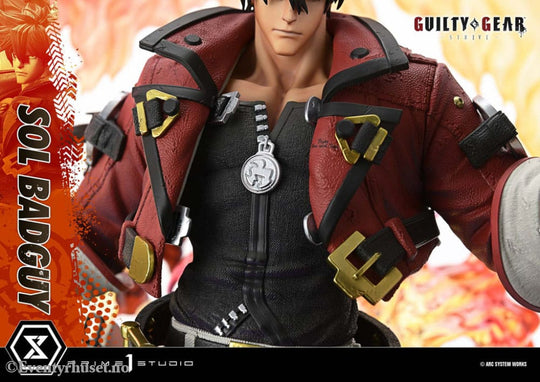 Guilty Gear Strive Ultimate Premium Masterline Series Statue 1/4 Sol Badguy Bonus Version 82 cm Collectibles
