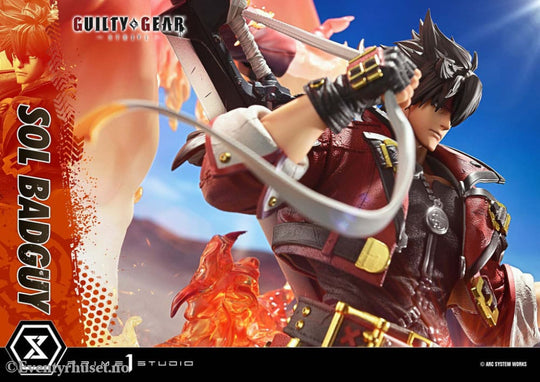 Guilty Gear Strive Ultimate Premium Masterline Series Statue 1/4 Sol Badguy Bonus Version 82 cm Collectibles