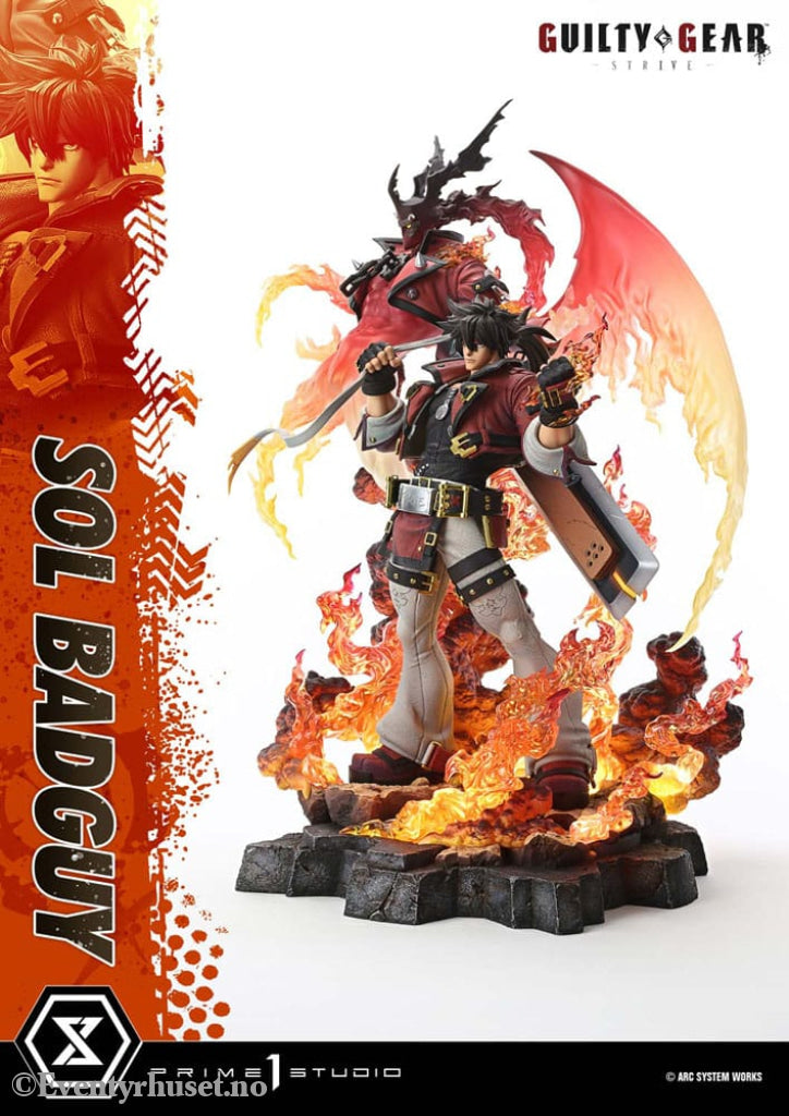 Guilty Gear Strive Ultimate Premium Masterline Series Statue 1/4 Sol Badguy Bonus Version 82 cm Collectibles