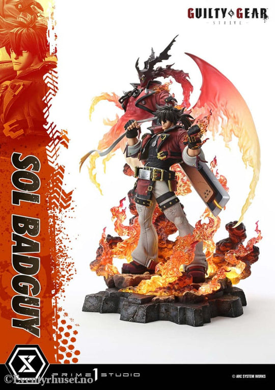 Guilty Gear Strive Ultimate Premium Masterline Series Statue 1/4 Sol Badguy Bonus Version 82 cm Collectibles