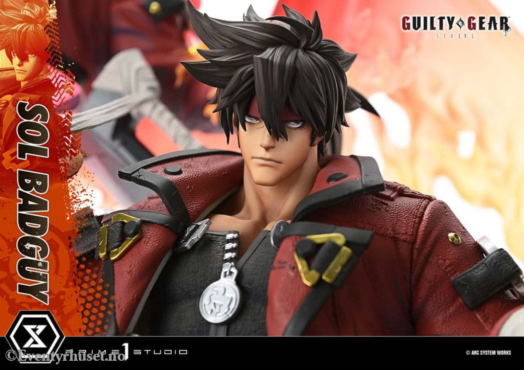 Guilty Gear Strive Ultimate Premium Masterline Series Statue 1/4 Sol Badguy Bonus Version 82 cm Collectibles