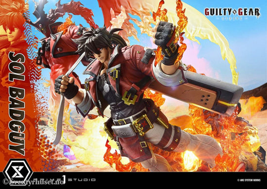 Guilty Gear Strive Ultimate Premium Masterline Series Statue 1/4 Sol Badguy Bonus Version 82 cm Collectibles