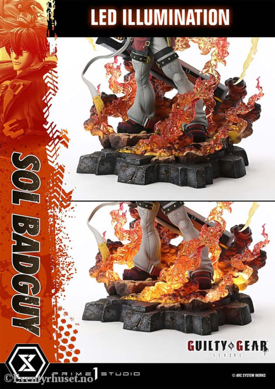 Guilty Gear Strive Ultimate Premium Masterline Series Statue 1/4 Sol Badguy Bonus Version 82 cm Collectibles