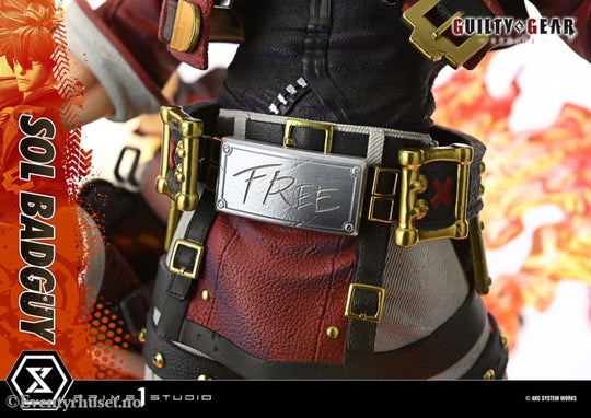 Guilty Gear Strive Ultimate Premium Masterline Series Statue 1/4 Sol Badguy Bonus Version 82 cm Collectibles