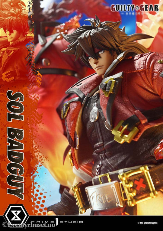 Guilty Gear Strive Ultimate Premium Masterline Series Statue 1/4 Sol Badguy Version 82 cm Collectibles