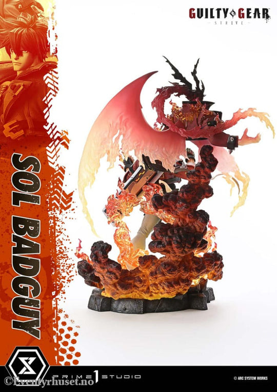 Guilty Gear Strive Ultimate Premium Masterline Series Statue 1/4 Sol Badguy Version 82 cm Collectibles