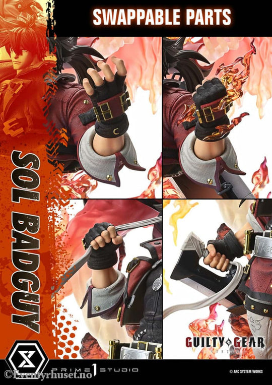 Guilty Gear Strive Ultimate Premium Masterline Series Statue 1/4 Sol Badguy Version 82 cm Collectibles