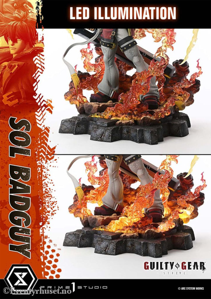 Guilty Gear Strive Ultimate Premium Masterline Series Statue 1/4 Sol Badguy Version 82 cm Collectibles