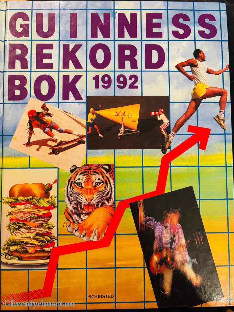 Guinness rekordbok 1992. Bok.
