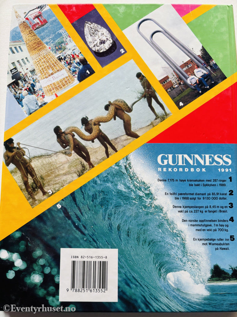 Guinness World Records. Rekordbok 1991. Faktabok.