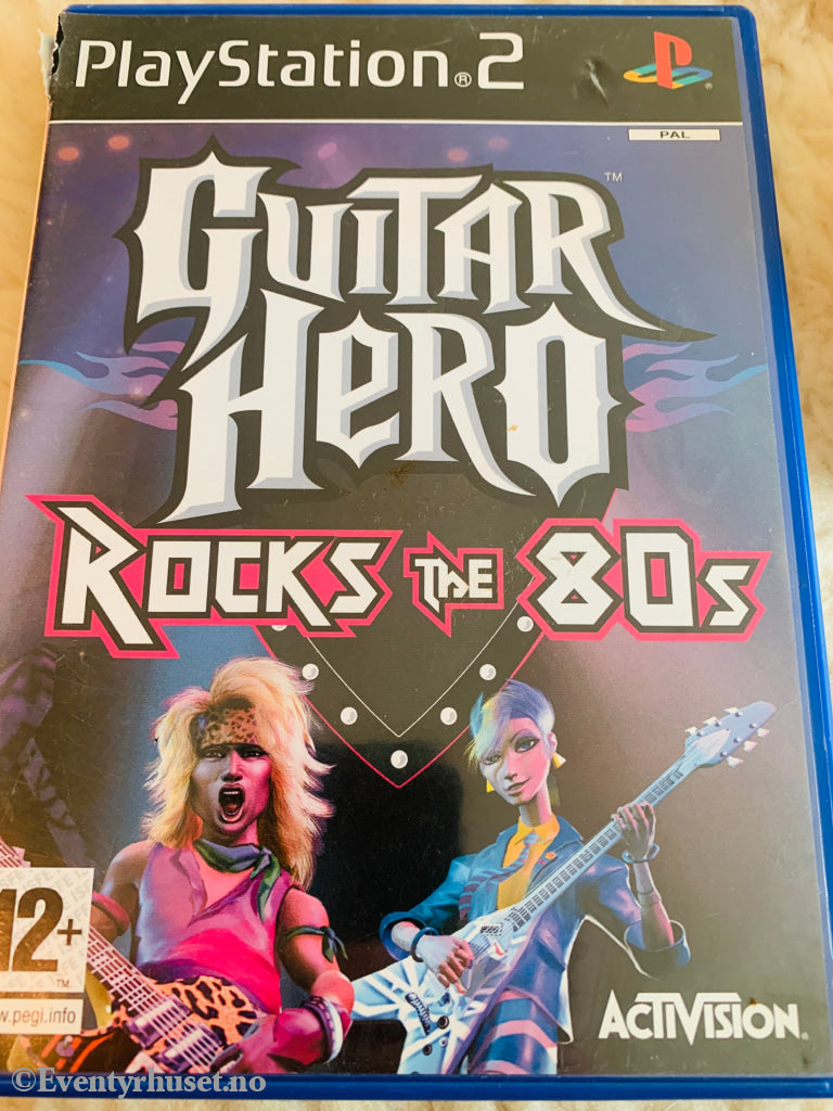 Guitar Hero Rocks the 80s. PS2.