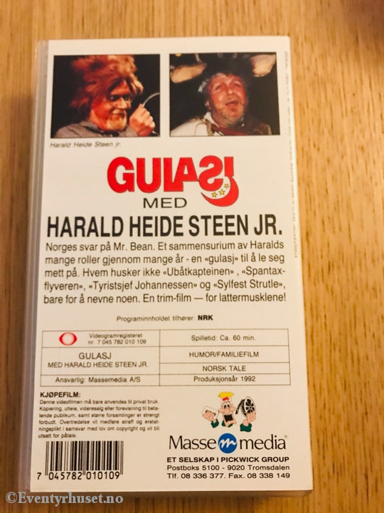 Gulasj Med Harald Heide Steen Jr. 1992. Vhs. Vhs