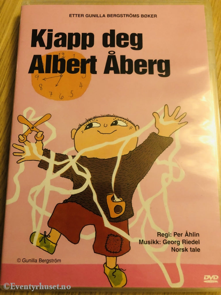 Gunilla Bergström. 2003. Kjapp Deg Albert Åberg! Dvd. Dvd