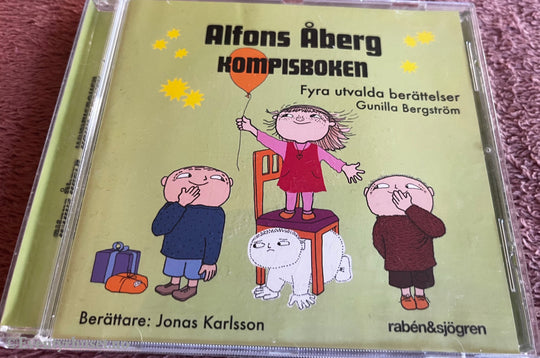 Gunilla Bergström. 2007. Alfons Åberg: Kompisboken. Lydbok på CD.