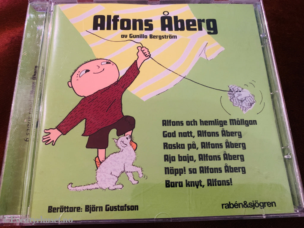 Gunilla Bergström. Alfons Åberg. Lydbok på CD.