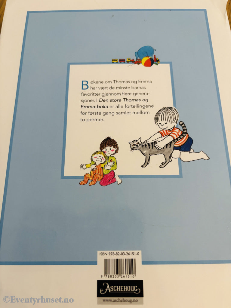 Gunilla Wolde: Den store Thomas og Emma-boka. Bok.