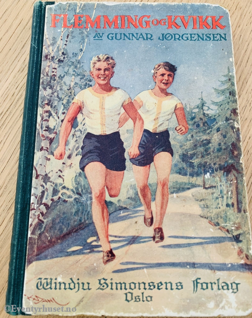 Gunnar Jørgensen. 1929. Flemming Og Kvikk. Fortelling