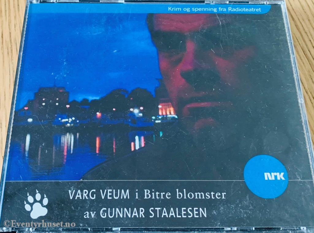 Gunnar Staalesen. 2003. Varg Veum I Bitre Blomster (Nrk). Lydbok På 3 Cd.