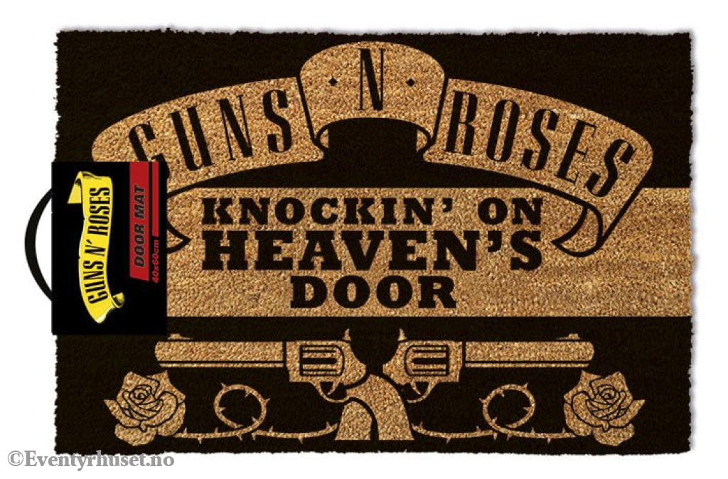 Guns N’ Roses Doormat Knockin’ On Heaven’s Door 40 x 57 cm Home & Gifts