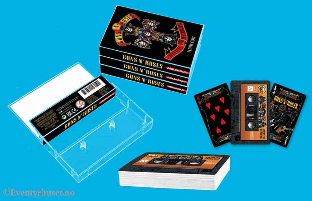 Guns N’ Roses Playing Cards Cassette (PDQ) Games