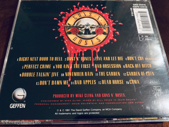 Guns N` Roses - Use Your Ilusion I. 1991. Cd. Cd