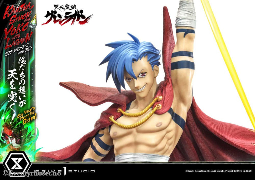 Gurren Lagann Ultimate Premium Masterline Series Statue 1/4 Kamina Simon & Yoko with Lagann 97 cm Manga & Anime