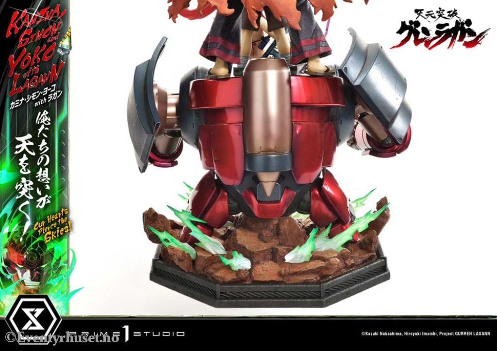 Gurren Lagann Ultimate Premium Masterline Series Statue 1/4 Kamina Simon & Yoko with Lagann 97 cm Manga & Anime