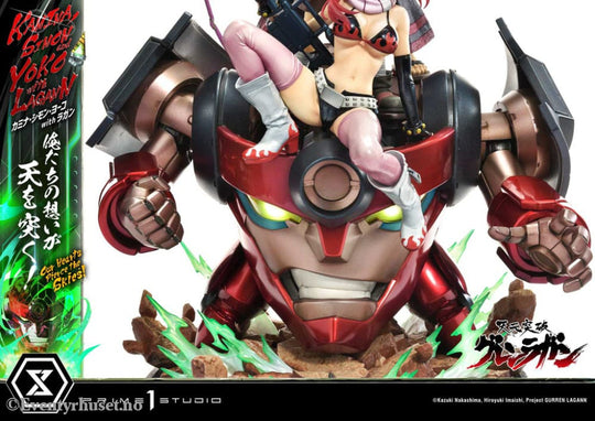 Gurren Lagann Ultimate Premium Masterline Series Statue 1/4 Kamina Simon & Yoko with Lagann 97 cm Manga & Anime