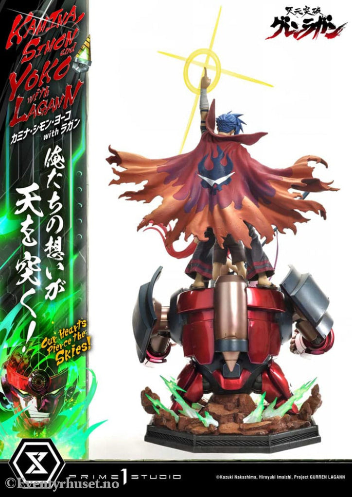 Gurren Lagann Ultimate Premium Masterline Series Statue 1/4 Kamina Simon & Yoko with Lagann 97 cm Manga & Anime