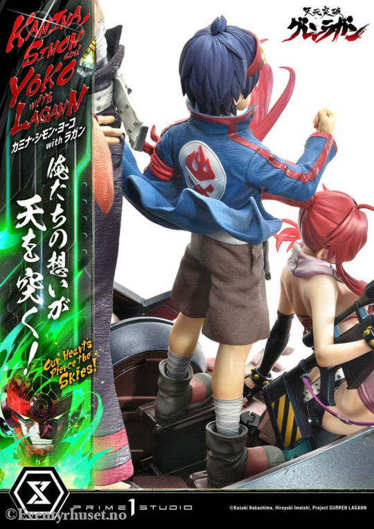 Gurren Lagann Ultimate Premium Masterline Series Statue 1/4 Kamina Simon & Yoko with Lagann 97 cm Manga & Anime